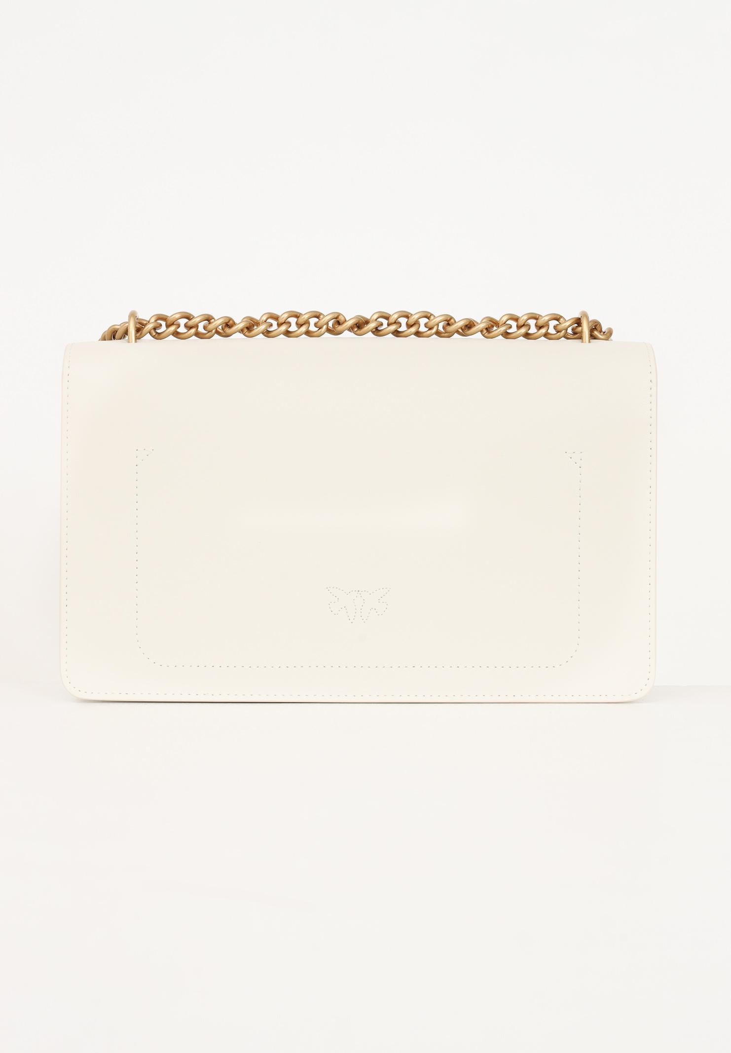 PINKO Borsa a tracolla Classic Love Bag One panna da donna 100941A0F1 Z14Q PINKO 