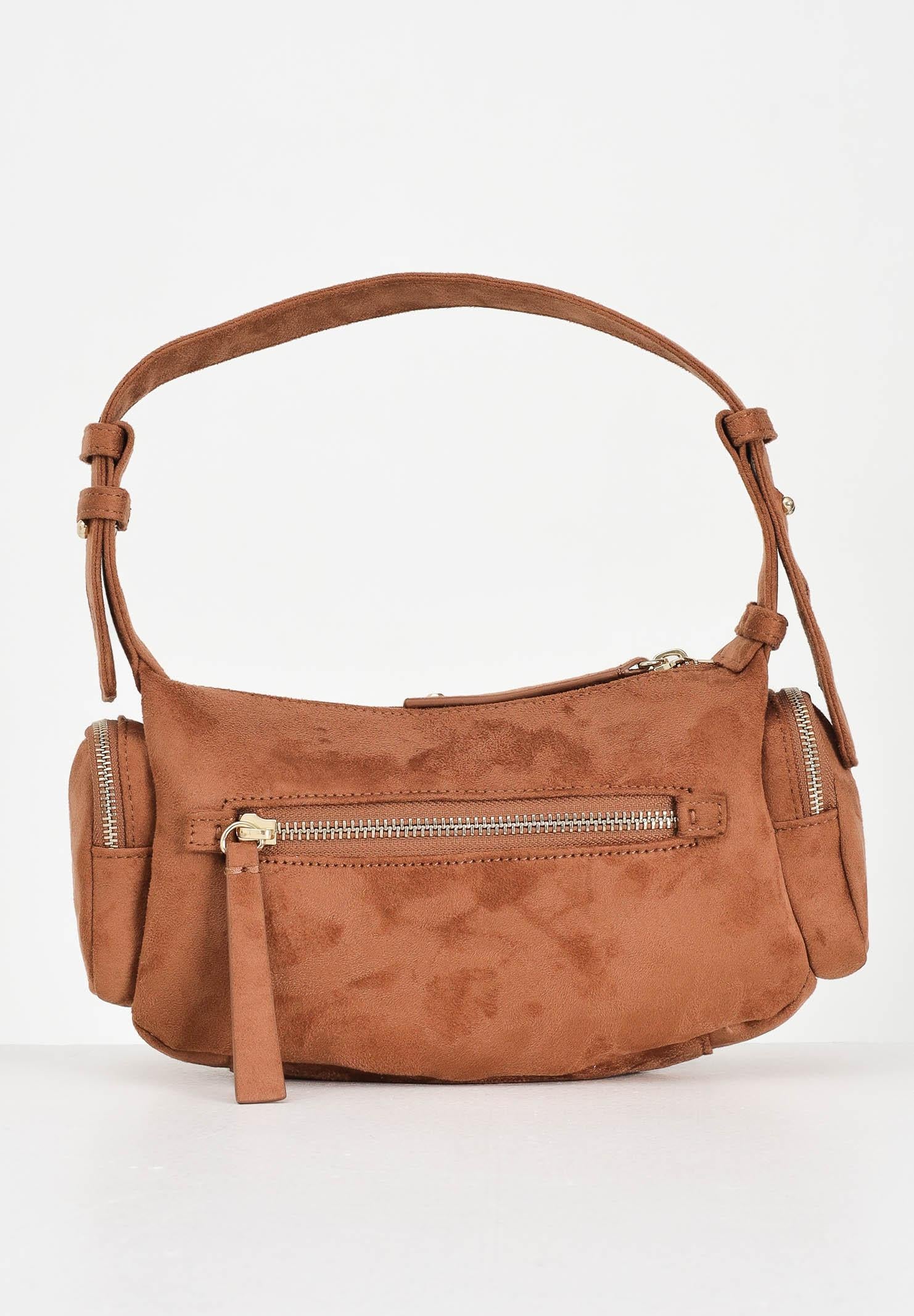 ARMANI EXCHANGE Borsa a spalla in suede cuoio da donna XW000405AF17158 U6048 ARMANI EXCHANGE 