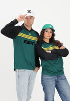 ADIDAS ORIGINALS Polo a manica lunga SPONSORED ARCHIVE  verde e nera per uomo e donna KE3315 . ADIDAS ORIGINALS 