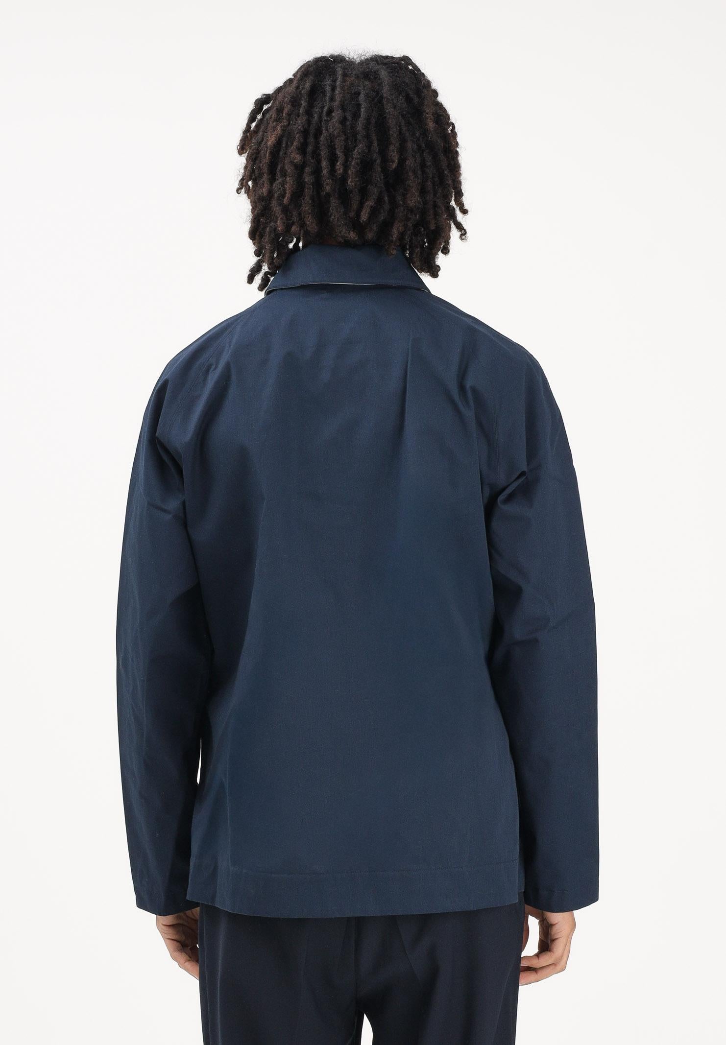 BARBOUR Giacca impermeabile Rokig blu da uomo 261-MWB1130 NY72 BARBOUR 