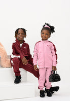 PUMA Felpa con zip T7 ALWAYS ON bordeaux per bambino e bambina 629875 96 PUMA 