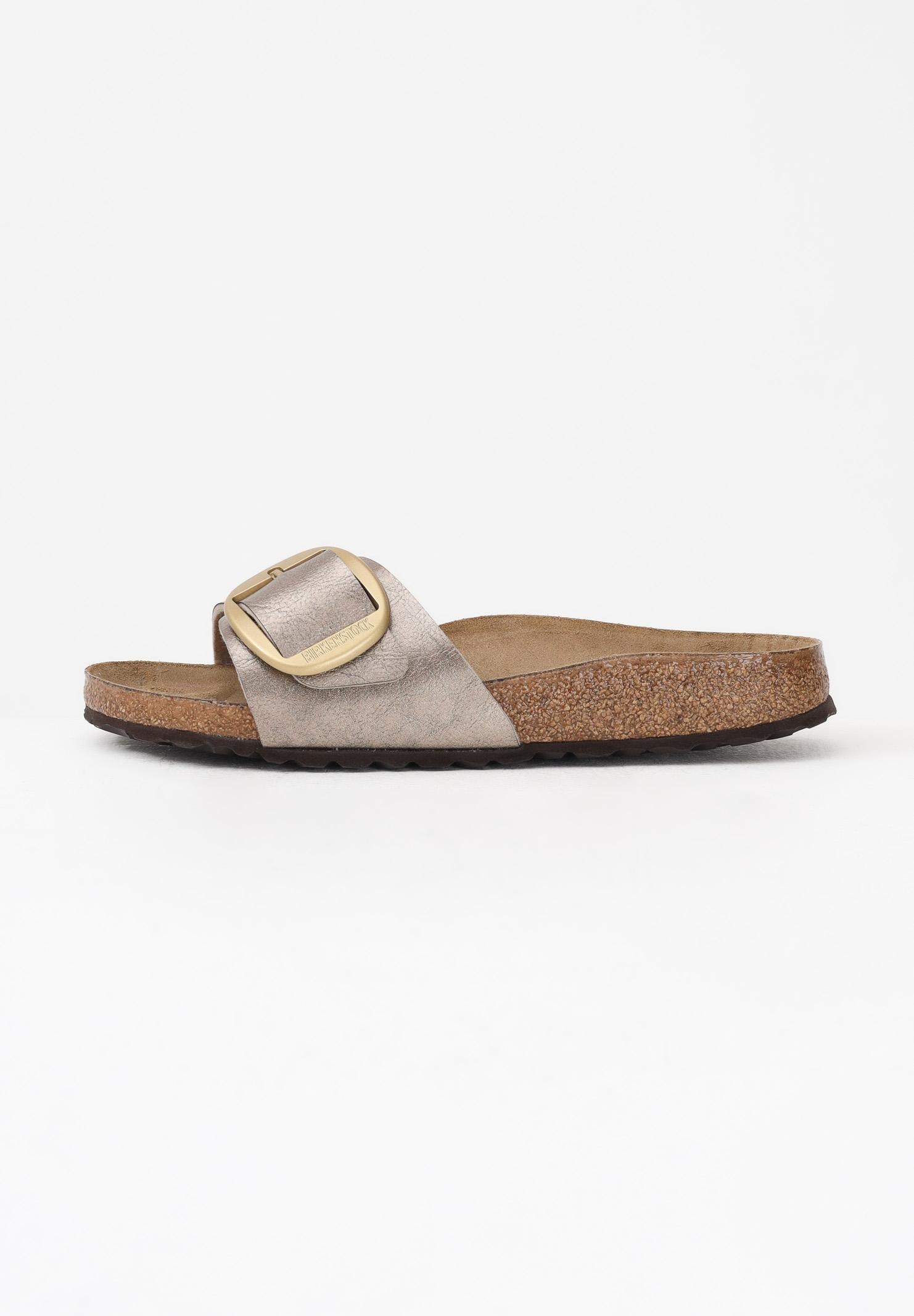 BIRKENSTOCK Ciabatte Madrid Big Buckle taupe da donna 1016237 . BIRKENSTOCK 