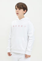 MARNI Felpa con cappuccio bianca per donna, ragazzi e bambini rifinita da stampa logo M01407M00V0 0M100 MARNI 