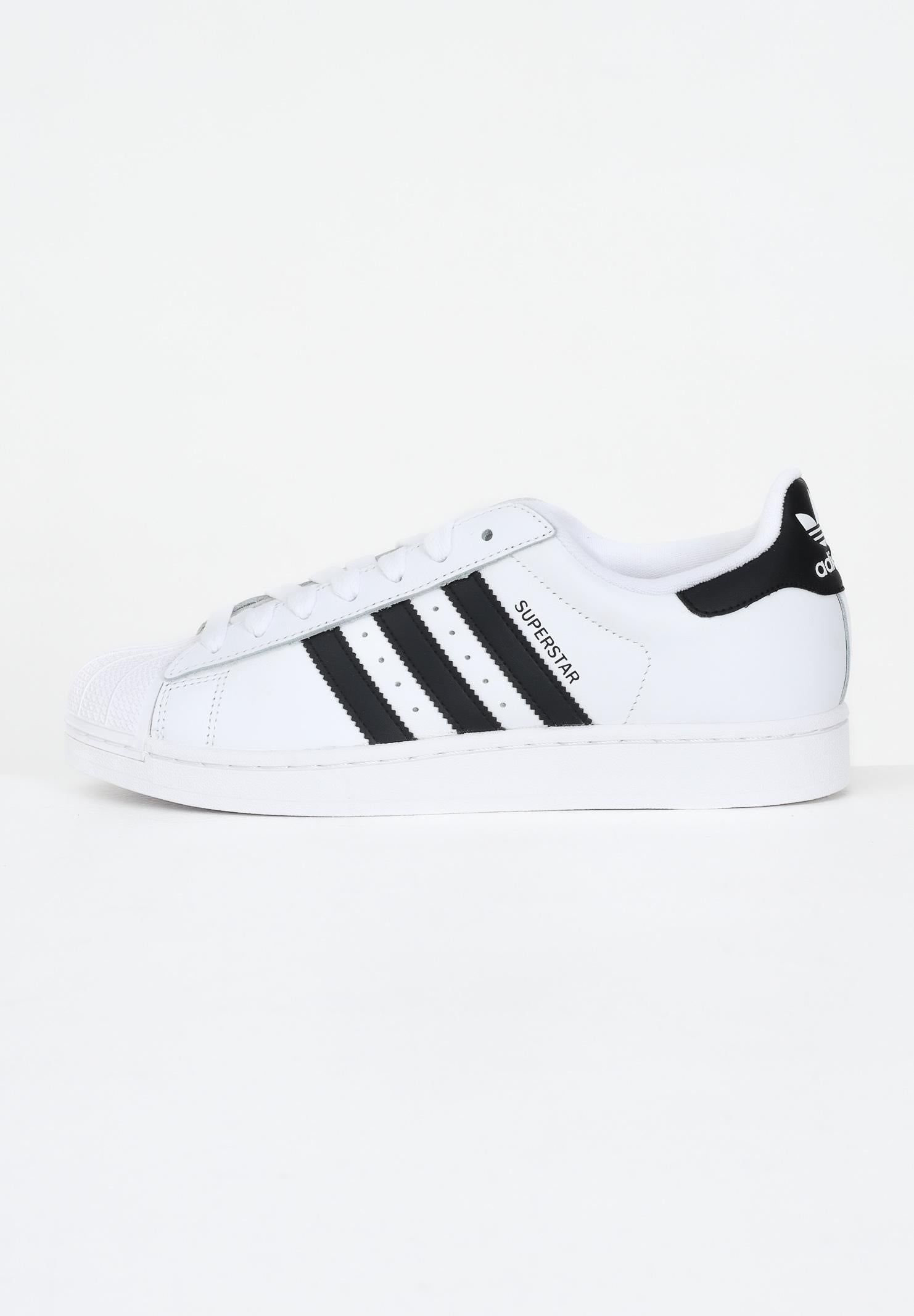 ADIDAS ORIGINALS Sneakers Superstar bianche e nere da uomo IH8659  ADIDAS ORIGINALS 