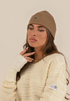 LACOSTE Berretto di lana marrone per uomo e donna RB0001 DPC LACOSTE 