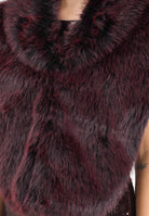 PATRIZIA PEPE Pellicciotto bordeaux da donna 8F0063E072 R871 PATRIZIA PEPE 