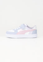 PUMA Sneakers Caven 2.0 Block azzurre, rosa e bianche da bambina 394462 15 PUMA 