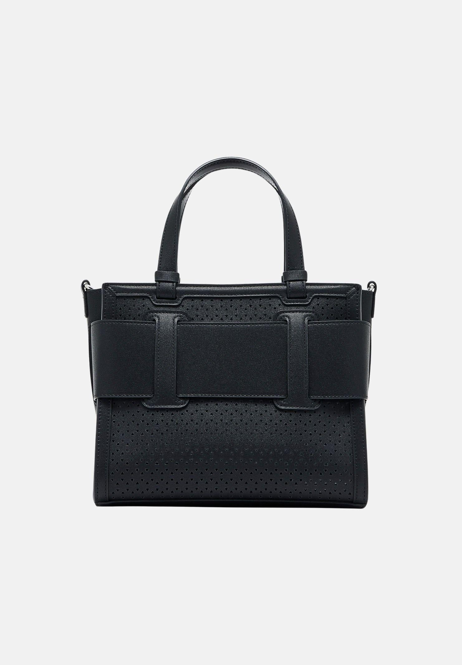 ARMANI EXCHANGE Borsa a mano nera da donna con fibbia logo XW000392AF22626 UC001 ARMANI EXCHANGE 