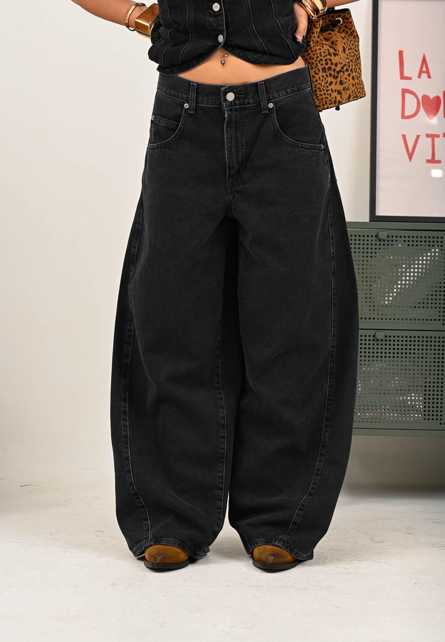 LEVI'S® Jeans Barrel Super Baggy nero da donna 003NF-0002 . LEVI'S® 