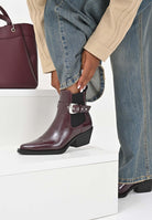 ONLY Stivaletti bordeaux da donna 15356360 Burgundy ONLY 