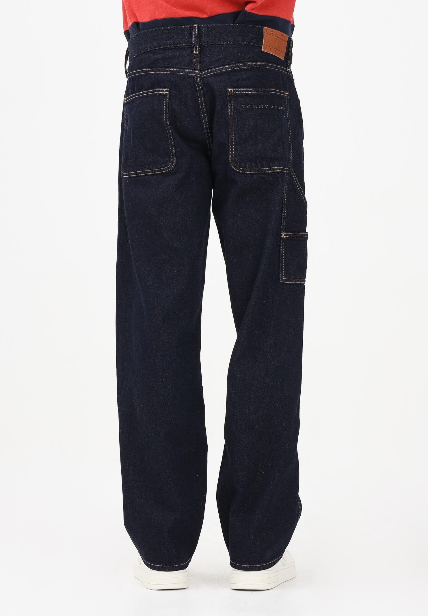 TOMMY JEANS Jeans cargo Carpenter Jaimie in denim blu scuro da uomo DM0DM22276 1BK TOMMY JEANS 