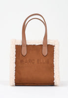MARC ELLIS Borsa a mano Buby Suede S in morbido suede cuoio da donna BUBY-SUEDE-S DACU MARC ELLIS 