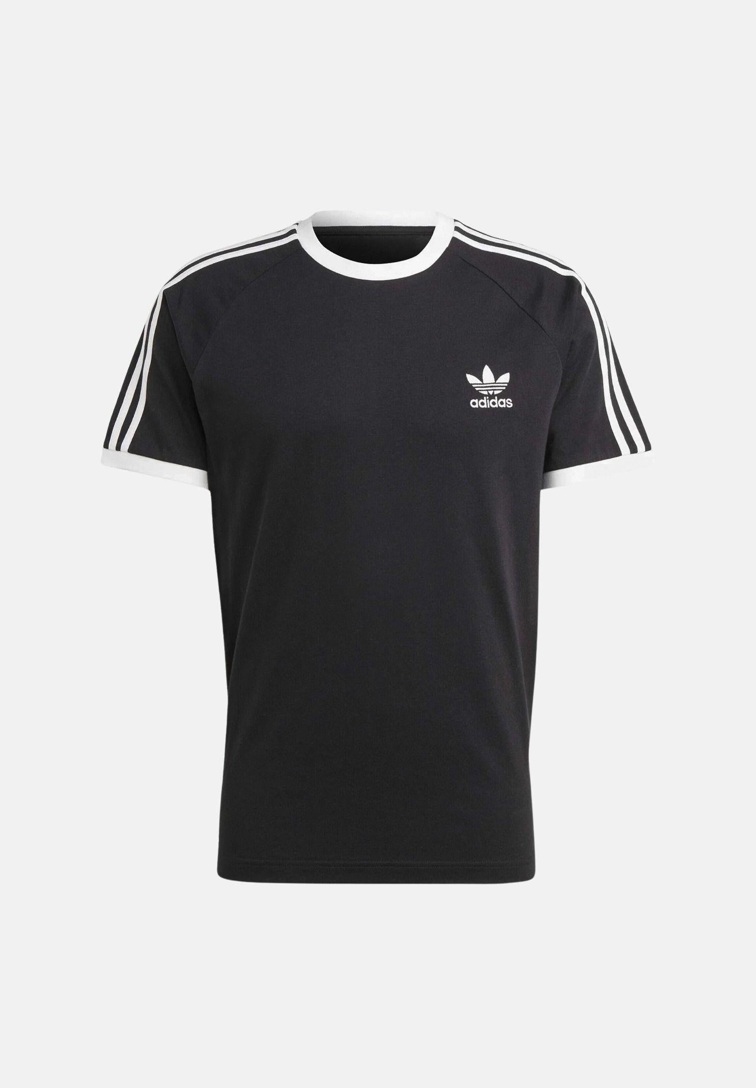 ADIDAS ORIGINALS T-shirt a manica corta Adicolor Classics 3-Stripes nera da uomo IA4845 . ADIDAS ORIGINALS 