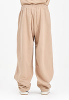 ADIDAS PERFORMANCE Pantalone sportivo Essentials Wide Leg 3 Bar Logo beige da uomo JX5669  ADIDAS PERFORMANCE 