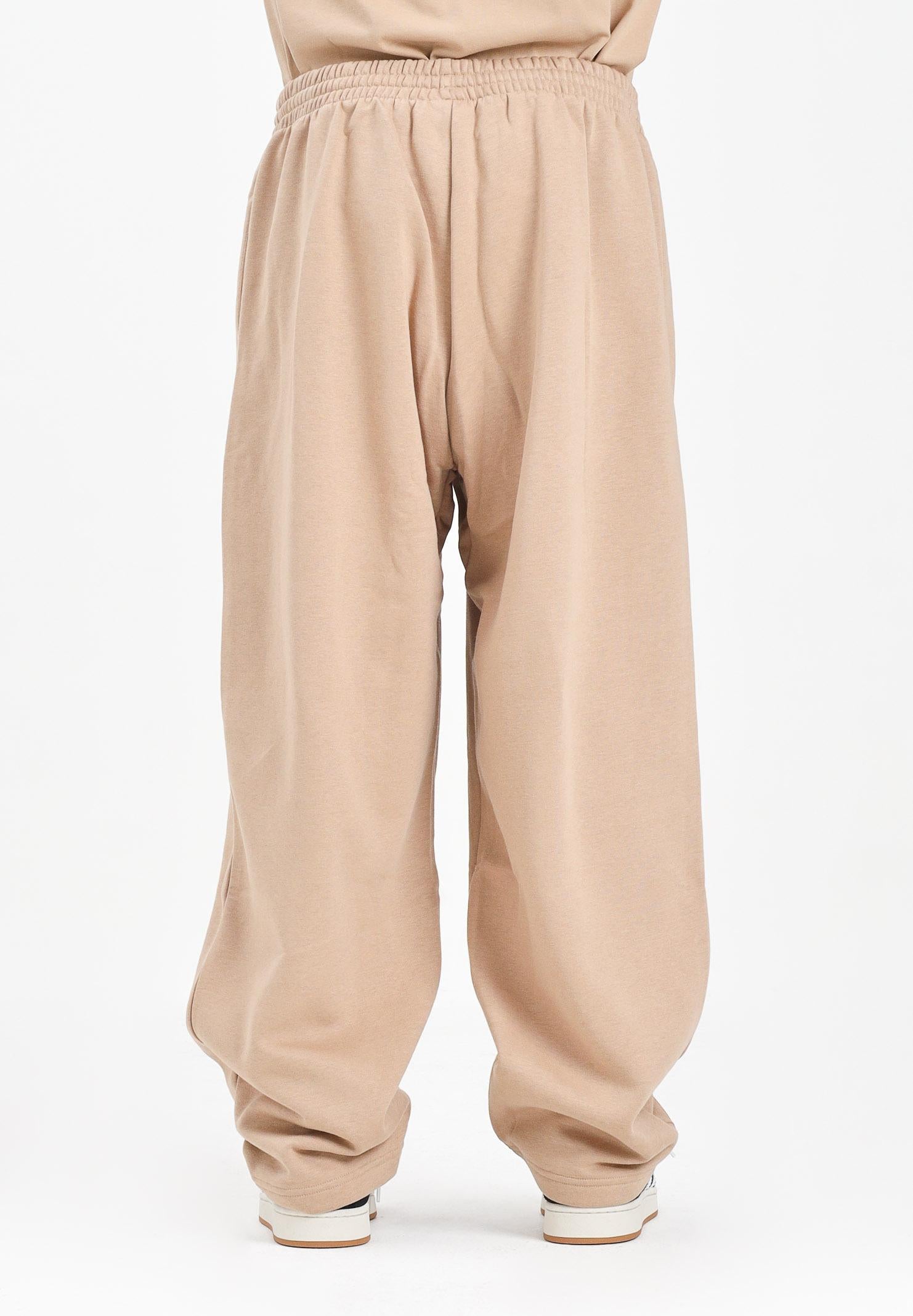 ADIDAS PERFORMANCE Pantalone sportivo Essentials Wide Leg 3 Bar Logo beige da uomo JX5669  ADIDAS PERFORMANCE 