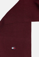 TOMMY JEANS Sciarpa di lana Heritage bordeaux per uomo e donna AM0AM13683 XIU TOMMY JEANS 