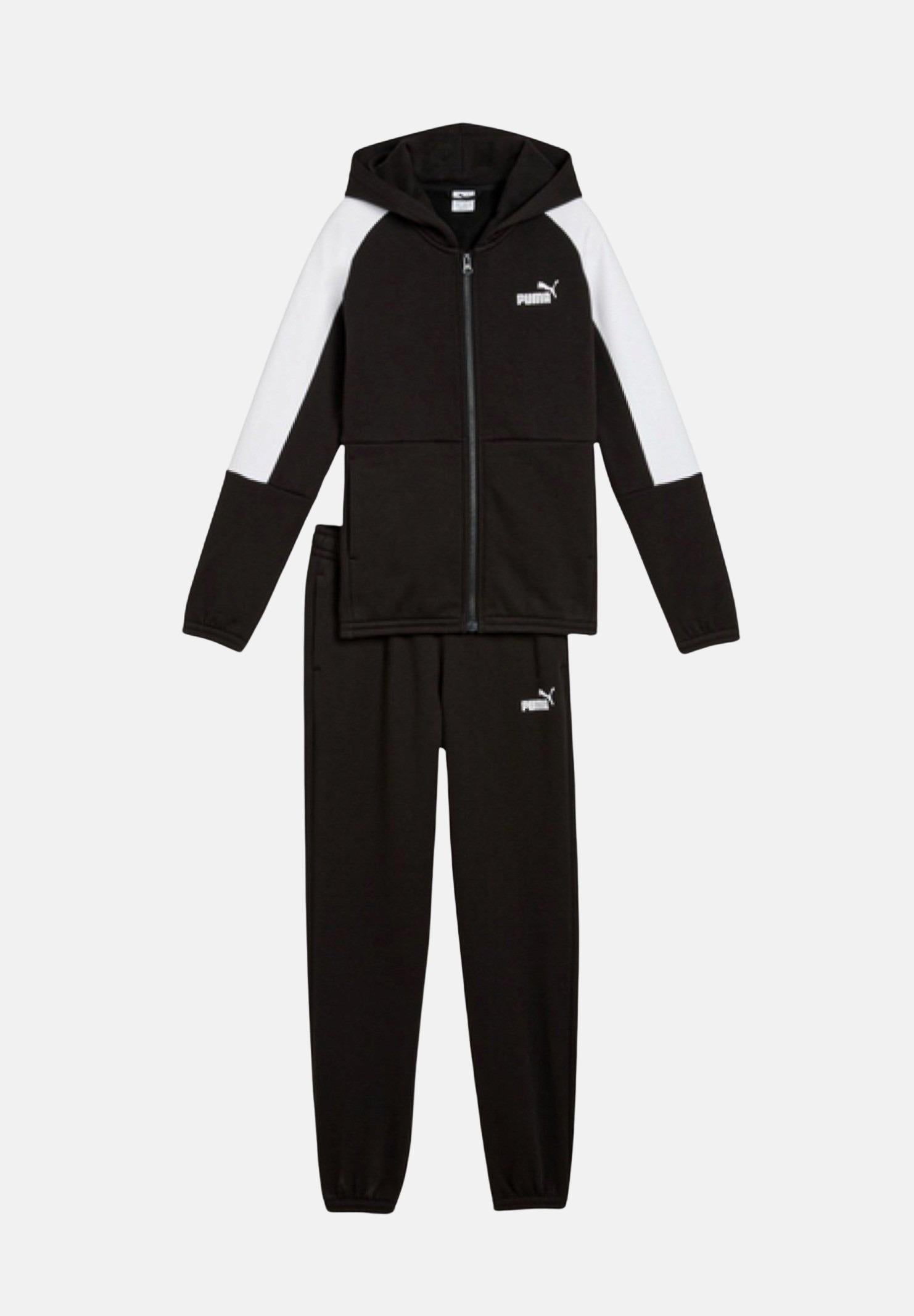 PUMA Tuta Essentials Block nera per bambino e bambina 689724 01 PUMA 
