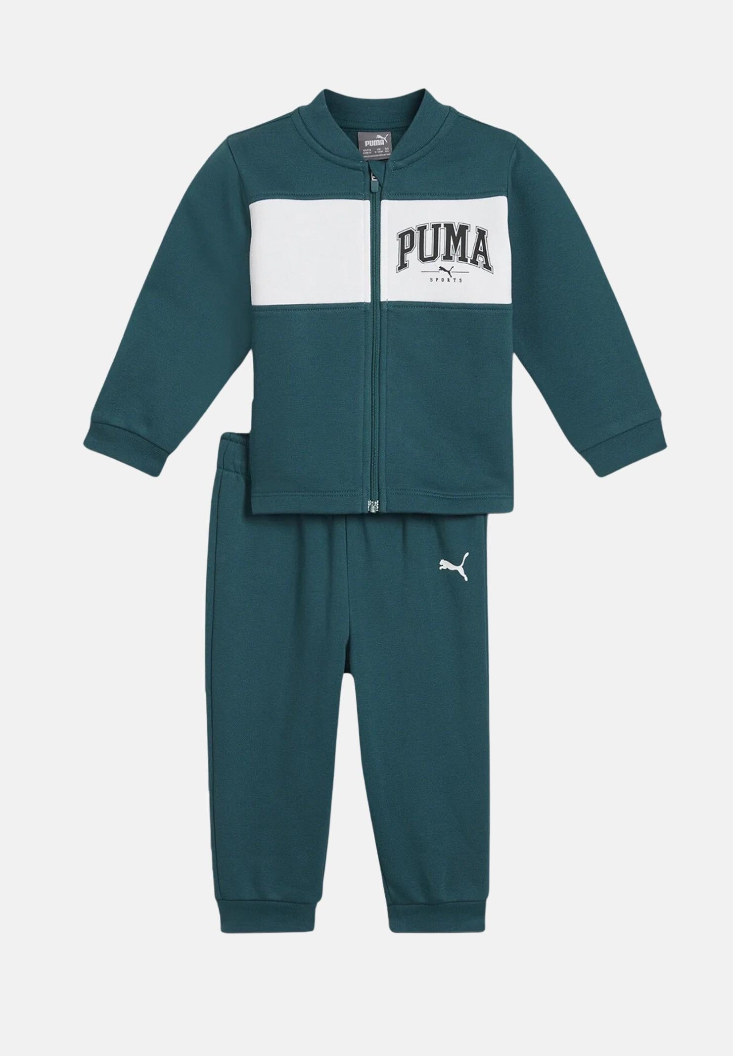 Tuta Minicats Squad verde da neonato 683332 22 PUMA 