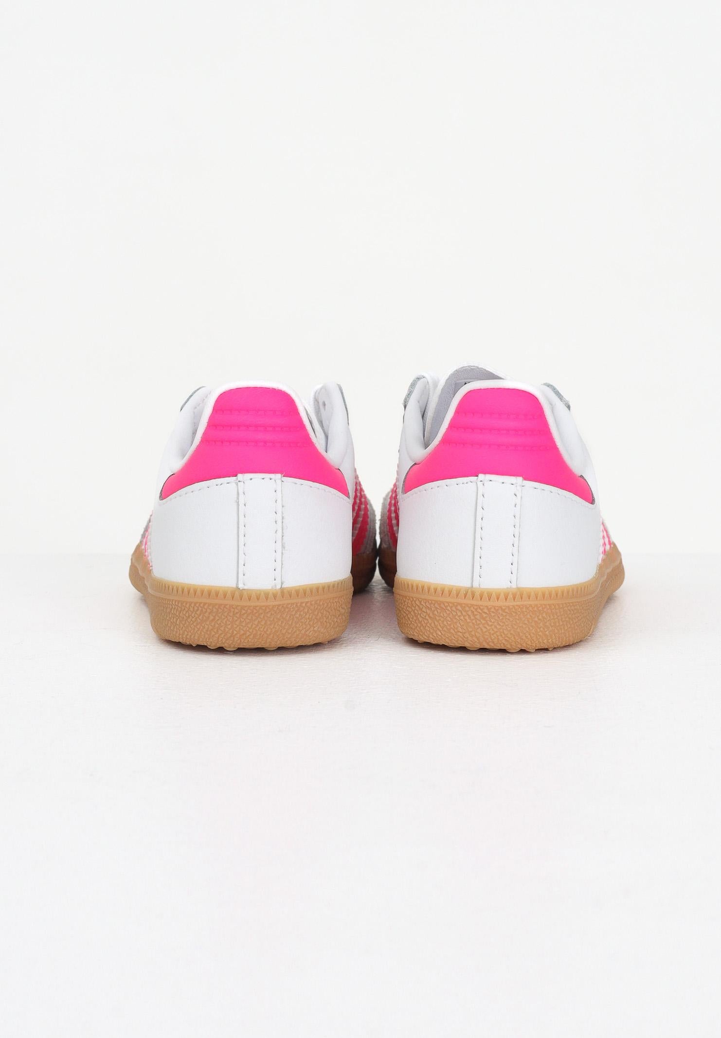 ADIDAS ORIGINALS Sneakers Samba OG bianche e fluo da bambina JQ2827  ADIDAS ORIGINALS 