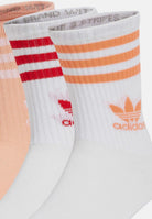 ADIDAS ORIGINALS Calzini (3 paia) Mid Cut bianchi e rosa da donna JI9472  ADIDAS ORIGINALS 