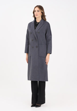 VICOLO Cappotto lungo grigio da donna TF0001 A195 VICOLO 