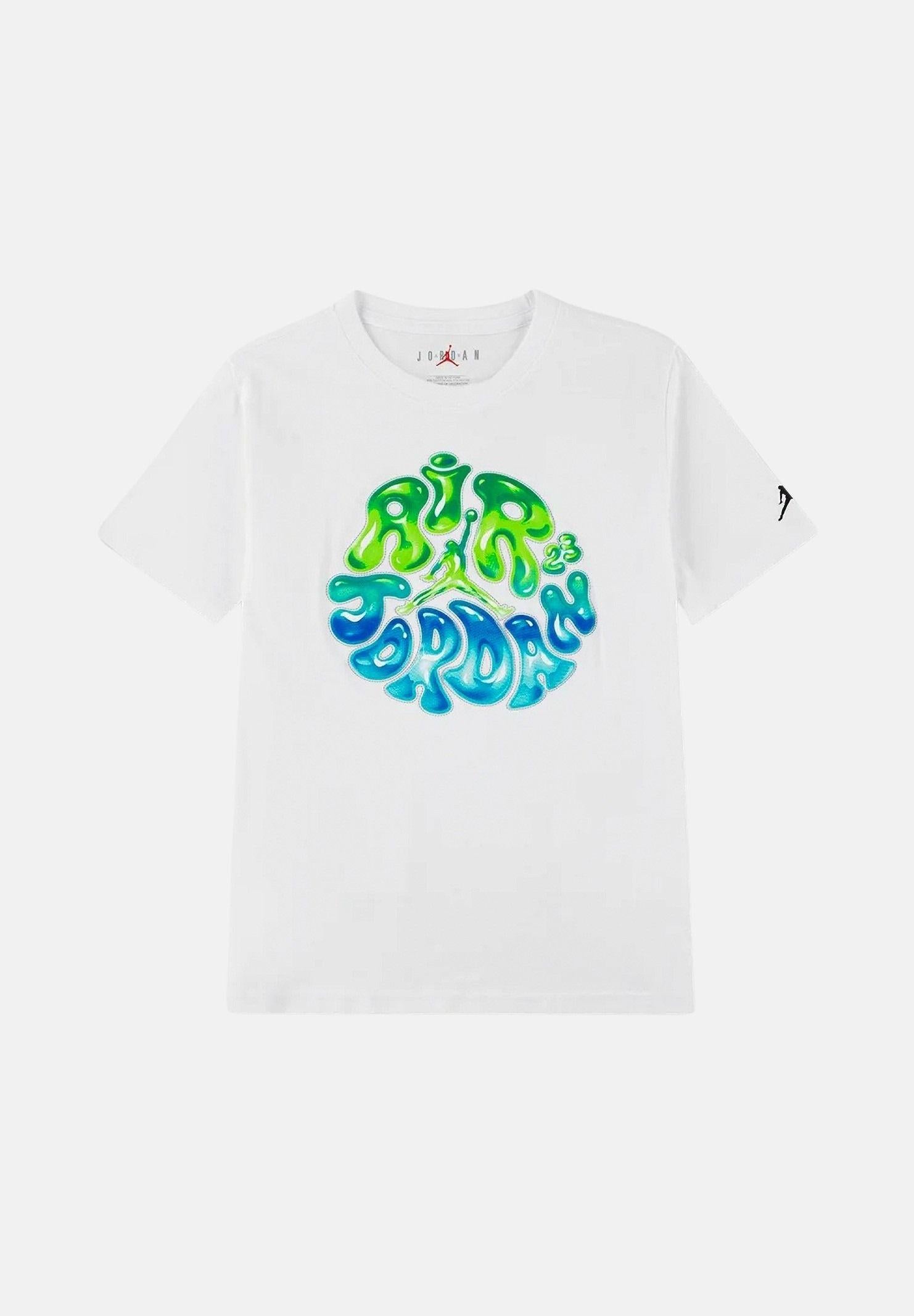 JORDAN T-shirt a manica corta Super Splash bianca da bambino 95F895 001 JORDAN 