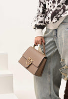 PINKO Borsa a mano Love Bag Top Handle Light marrone da donna 100066A0F1 D01Q PINKO 