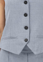 ONLY Gilet azzurro polvere da donna 15336753 VIIN ONLY 