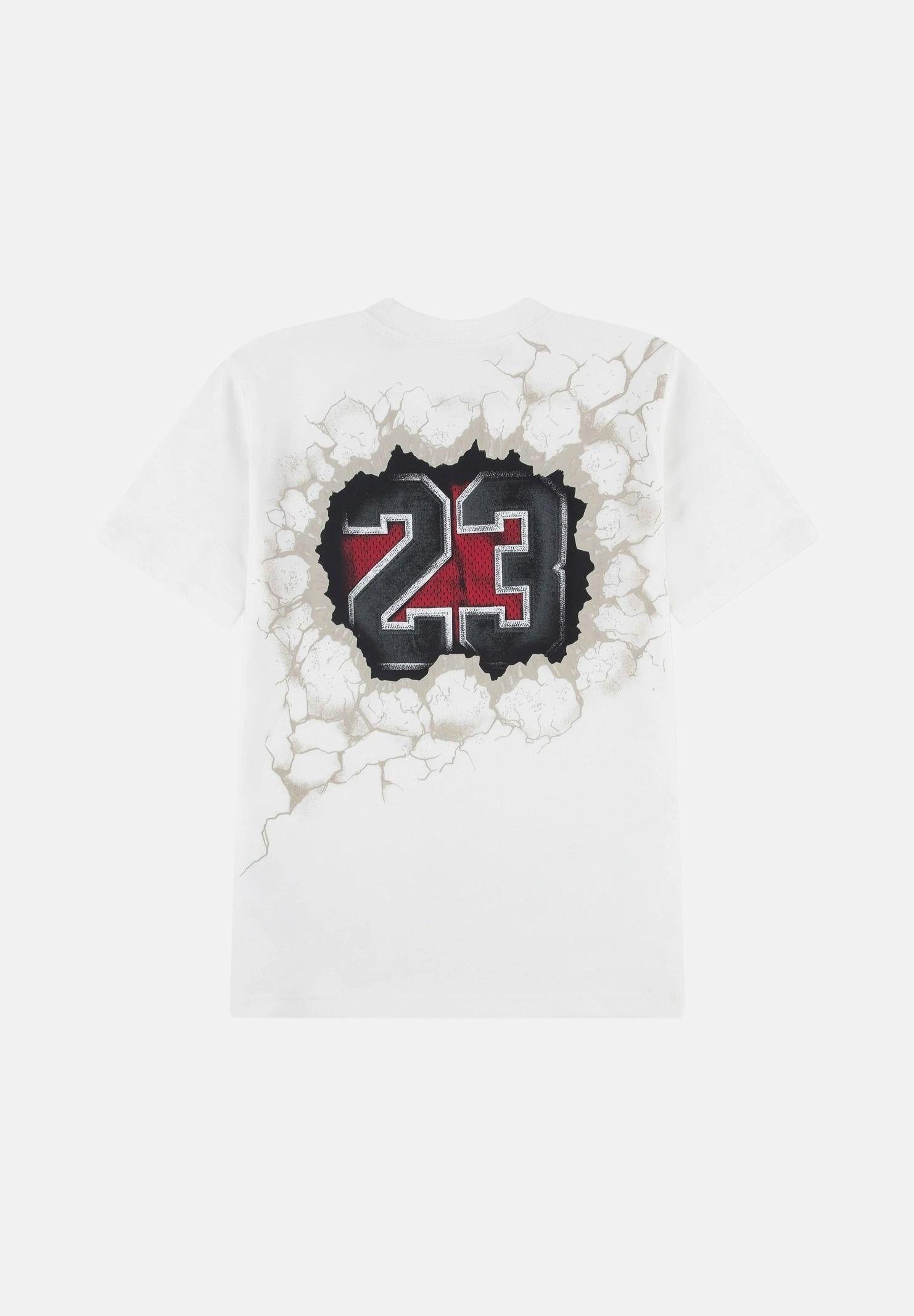 JORDAN T-shirt a manica corta Jersey Breakthrough bianca da bambino 95F605 782 JORDAN 