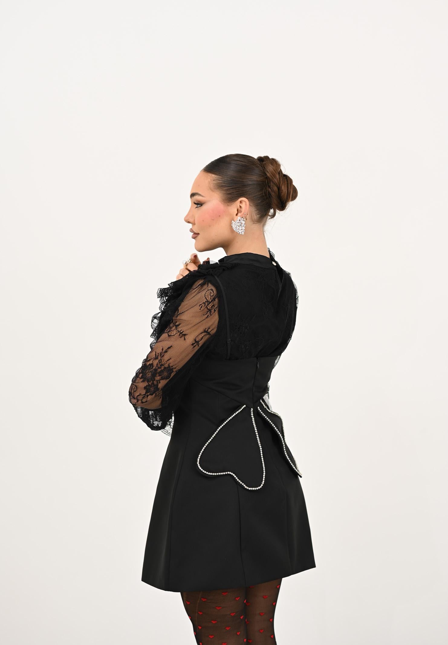 ODI ODI Abito corto Bosaro nero da donna BOSARO110W5 D6 ODI ODI 