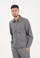 GOLDEN CRAFT Giacca con zip Carry grigia da uomo GC1JFW25266652 N013 GOLDEN CRAFT 