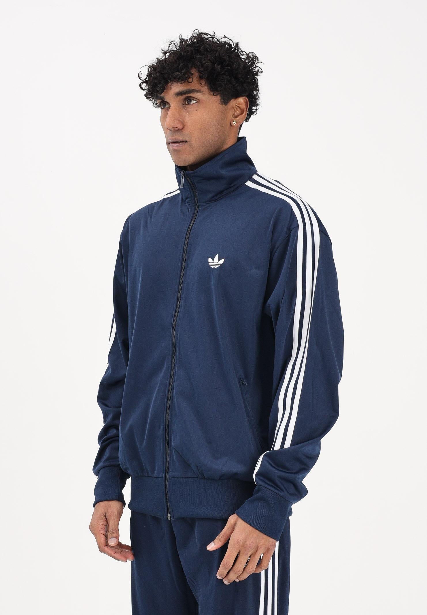 ADIDAS ORIGINALS Felpa con zip FIREBIRD blu da uomo KD8313 . ADIDAS ORIGINALS 