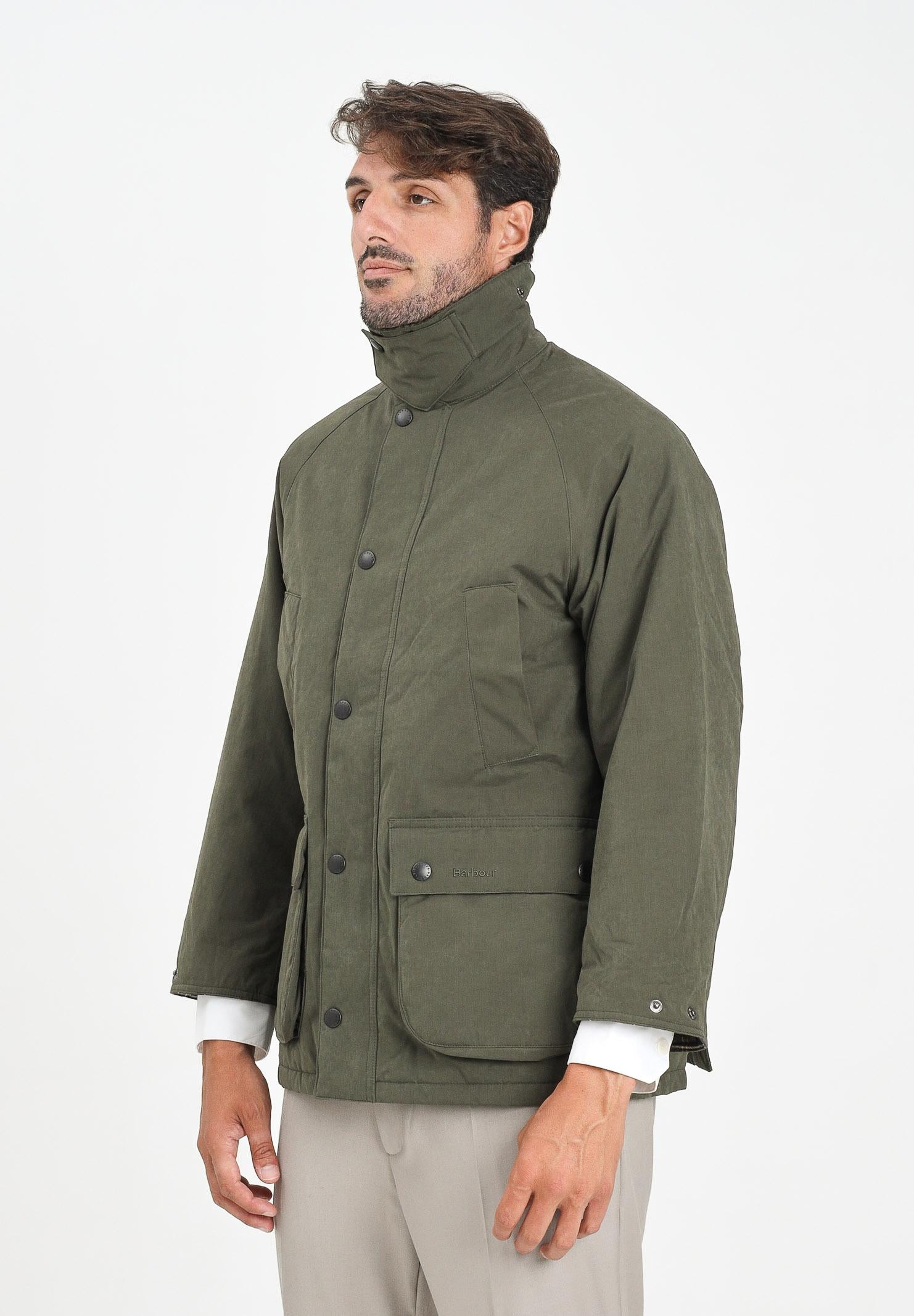 BARBOUR Giubbotto Bedale oversize verde da uomo 252MMCA1064 OL51 BARBOUR 