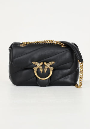 PINKO Borsa a tracolla Baby Love Bag Puff da donna in morbida nappa nera 100040A0F2 Z99Q PINKO 
