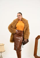 PATRIZIA PEPE Maglioncino girocollo arancione da donna 2K0326K293 R870 PATRIZIA PEPE 