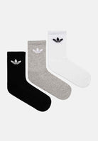 ADIDAS ORIGINALS Calzini Trefoil Cushion Crew (3 paia) multicolore per uomo e donna IJ5614 . ADIDAS ORIGINALS 