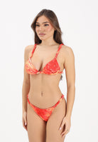 ME FUI Bikini arancione da donna caratterizzato da una stampa tropicale/floreale MF26-SW0330X11 . ME FUI 