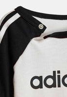 ADIDAS ORIGINALS Completino Sprinter bianco e nero da neonato KD1055 . ADIDAS ORIGINALS 