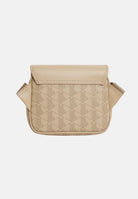LACOSTE Borsa a tracolla beige per uomo e donna con monogramma The Blend NH3787 R59 LACOSTE 