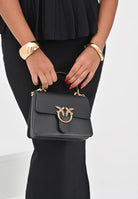 PINKO Borsa a mano Mini Love Bag One Top Handle Light nera da donna 100071A0F1 Z99Q PINKO 