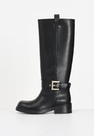 ARMANI EXCHANGE Stivali alti neri da donna con fibbia XW001655AF17476 UC001 ARMANI EXCHANGE 