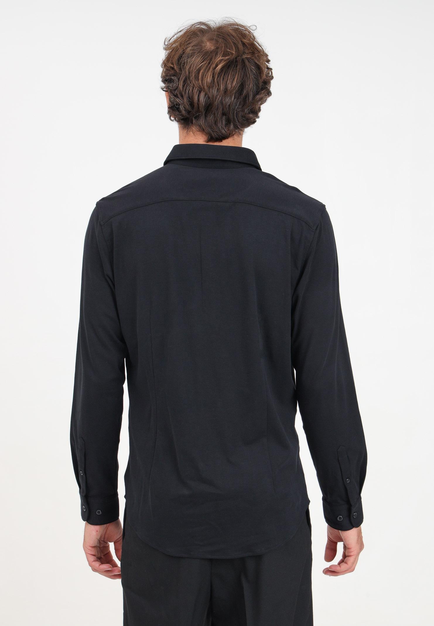 SELECTED HOMME Camicia a manica lunga nera da uomo 16094593 Black SELECTED HOMME 