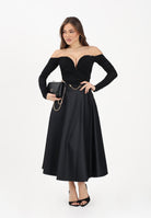 ELISABETTA FRANCHI Gonna midi nera da donna GO15661E2 110 ELISABETTA FRANCHI 