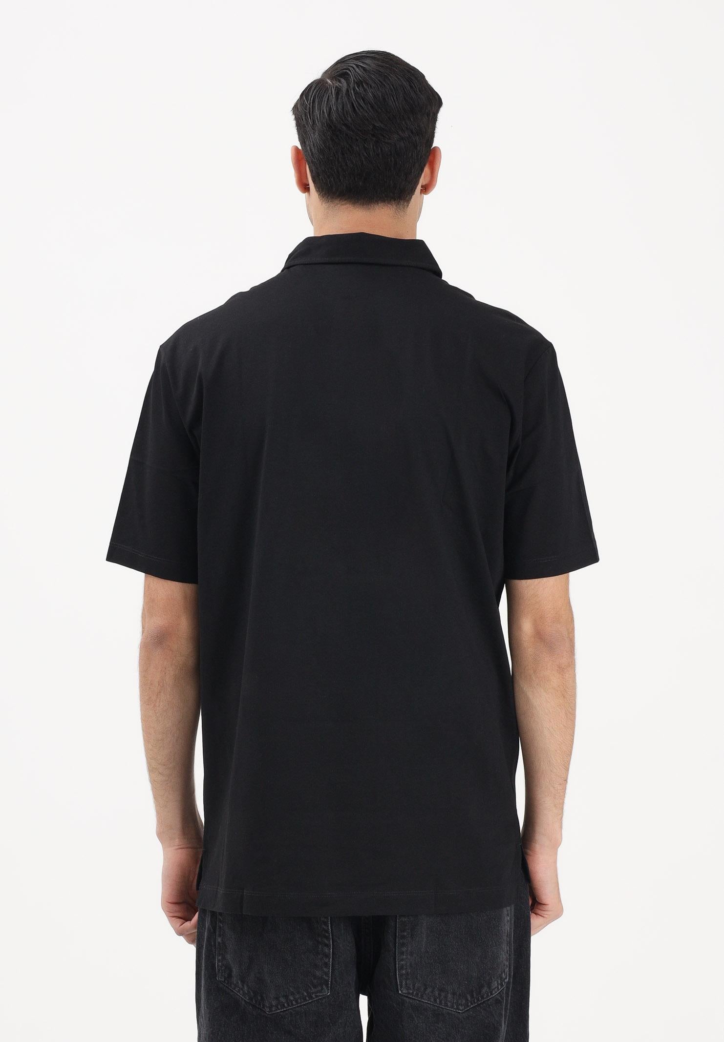 ARMANI EXCHANGE Polo a manica corta nera da uomo con logo XM002232AF10364 UC001 ARMANI EXCHANGE 