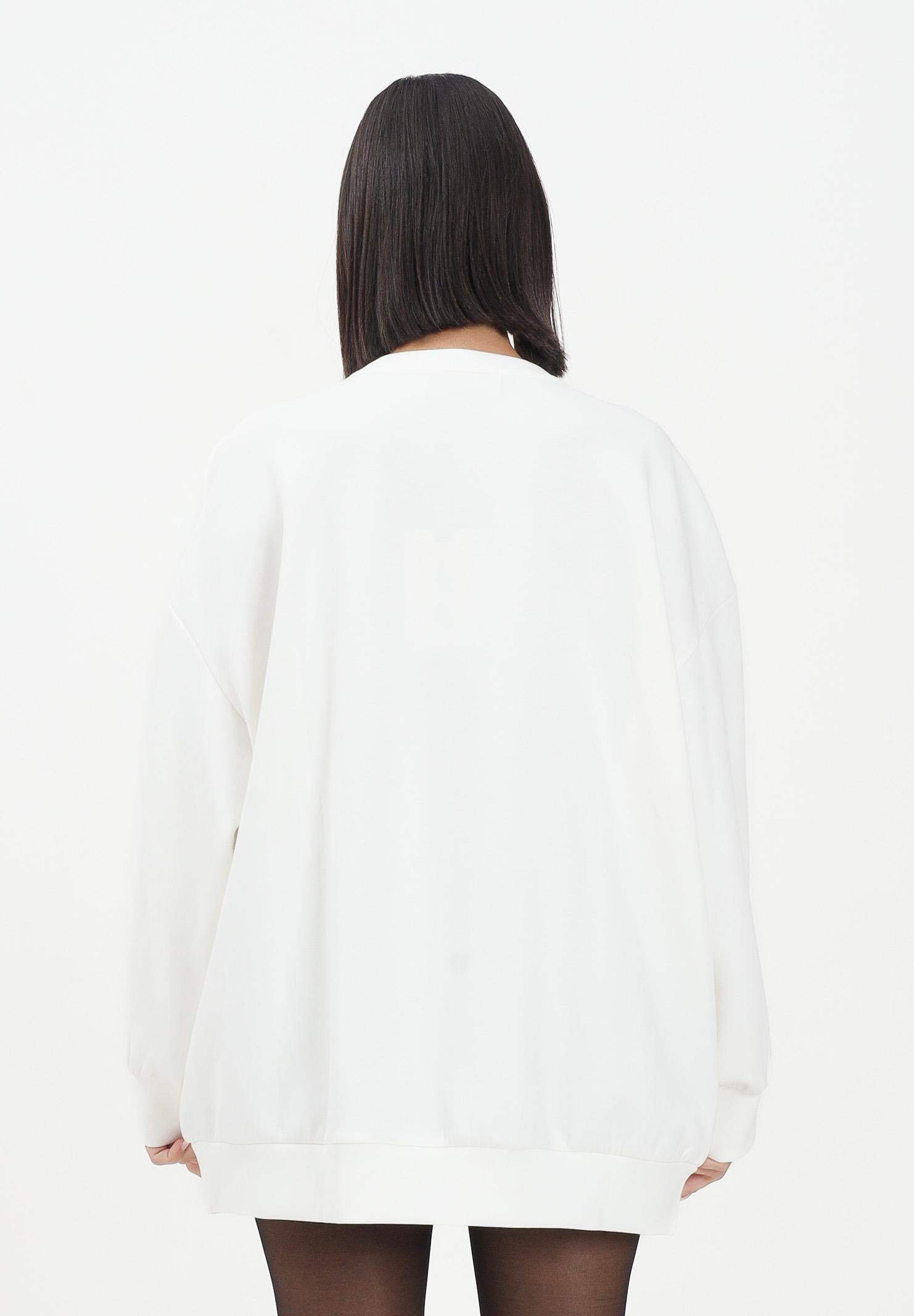 ODI ODI Felpa girocollo Nogara bianca da donna con applicazioni NOGARA734W5 D7 ODI ODI 