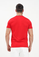 LACOSTE T-shirt a manica corta rossa per uomo e donna con patch logo TH6709 240 LACOSTE 