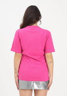 ADIDAS ORIGINALS T-shirt a manica corta TREFOIL ESSENTIALS fucsia da donna JY8597 . ADIDAS ORIGINALS 