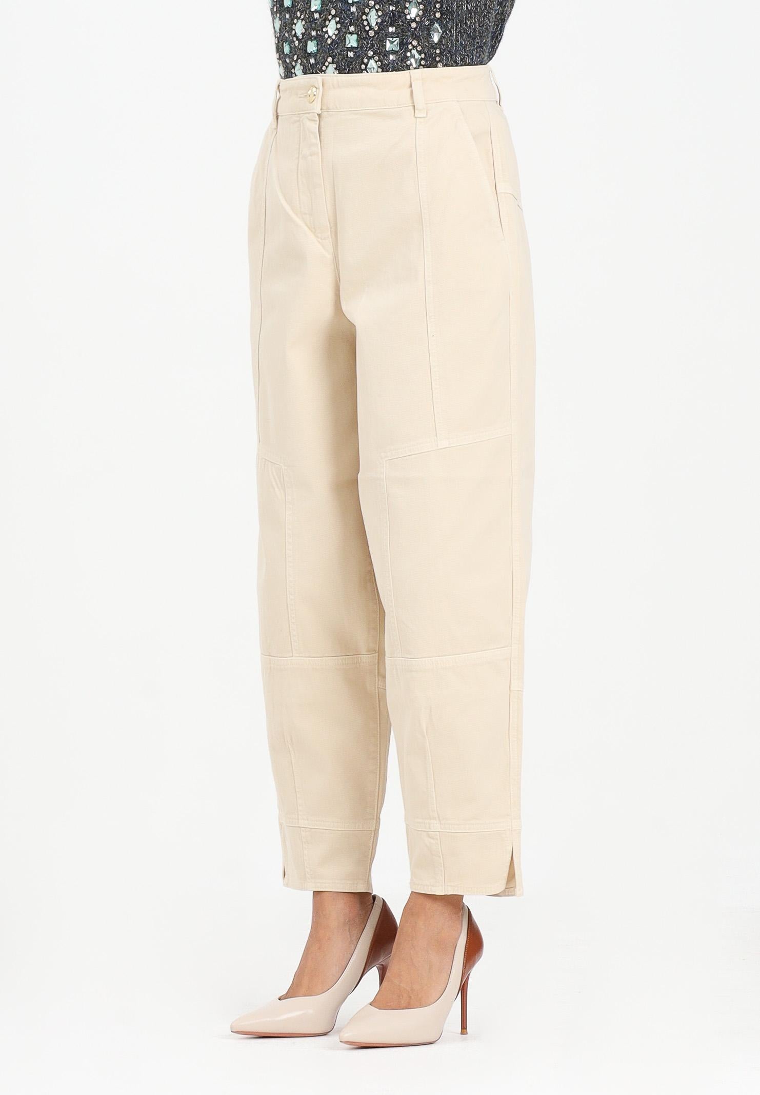 PINKO Pantalone balloon beige da donna 105533A2QU C27 PINKO 