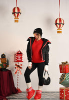 VICOLO Leggings nero da donna con staffa alla caviglia TF1759 NE VICOLO 