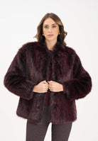 PATRIZIA PEPE Pelliccia bordeaux da donna 8O0197E072 R871 PATRIZIA PEPE 